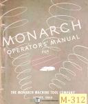 Monarch-Monarch EE, 13\" Lathe, Operators, Parts and Assemblies Manual 1954-13\"-EE-01